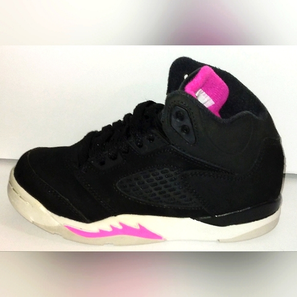 MUST SEE! Like New 2017 Kids Nike Jordan Retro 5 Pre-school kids 11c sneakers - Picture 9 of 16